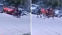 Ladrão foi agredido por dois homens