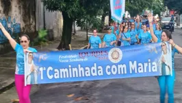 Imagem ilustrativa da notícia 1ª Caminhada com Maria em Belém. Confira as imagens