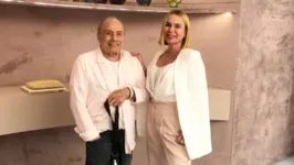 Stênio com a esposa Mari Saade