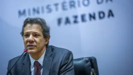 O ministro da Fazenda, Fernando Haddad
