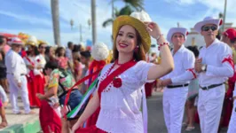 Lari une as redes com a emoção de levar detalhes da festa da Marujada de São Benedito.