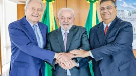 Lewandowski, Lula e Dino já se encontraram em Brasília.