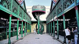 Mercado de carne em Belém, um dos pontos turísticos da capital.