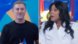 Luciano Huck e Blogueirinha no programa 'Domingão'.