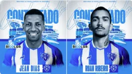 Paysandu anuncia dupla para reforçar o ataque