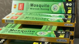 Incenso repelente de mosquitos vendido em caixas de 30 unidades a preços baixos é um dos mais utilizados nas casas dos paraenses, mas seu uso pode representar riscos