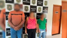 Denilson da Silva Cruz, Érica Patrícia dos Anjos Souza, Vilmara dos Santos Conceição presos em Parauapebas