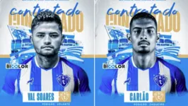 Dupla bicolor vai estar no elenco do Paysandu em 2024