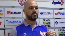 Após dois empates e uma derrota no Parazão 2024, Rafael Jaques pediu demissão e não é mais o técnico do Águia de Marabá.