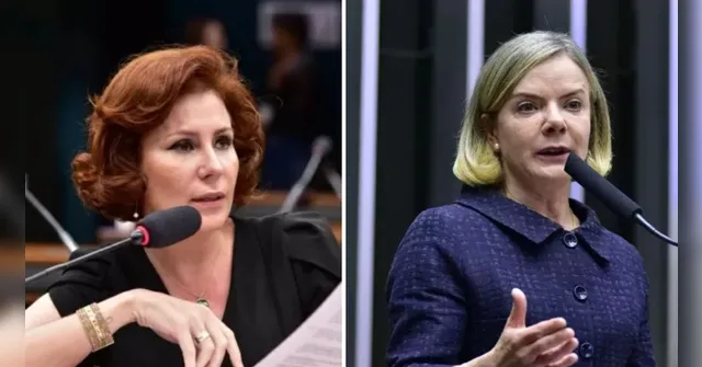 Imagem ilustrativa da notícia Gleisi Hoffmann chama Zambelli de "pistoleira" no Twitter