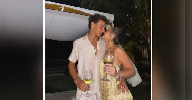 Imagem ilustrativa da notícia Mel Maia assume amor com surfista e se declara no Réveillon 