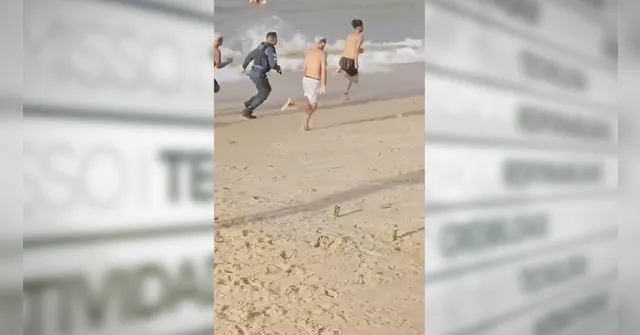 Imagem ilustrativa da notícia Vídeo: homem é preso por garrafada em mulher em Mosqueiro
