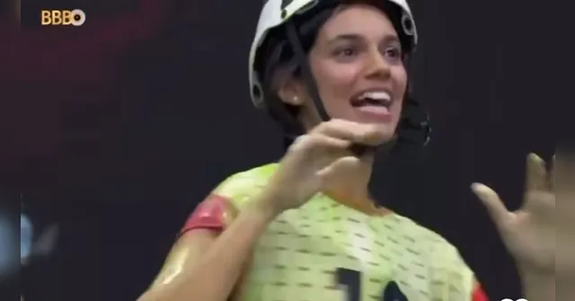 Imagem ilustrativa da notícia Alane Dias puxa uma “tremidinha” na prova do líder do BBB 