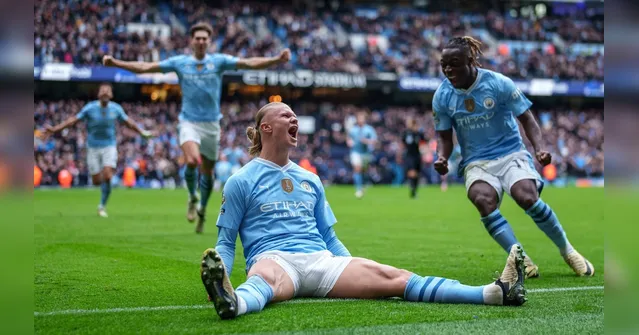 Imagem ilustrativa da notícia Manchester City vence Everton e segue na cola do Liverpool