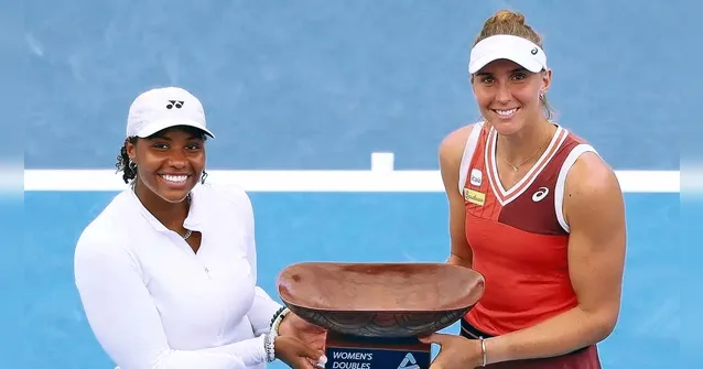 Imagem ilustrativa da notícia Bia Haddad é campeã de duplas do WTA 500 de Adelaide