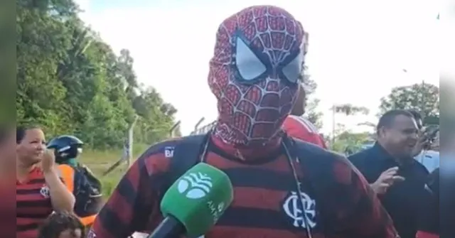 Imagem ilustrativa da notícia Vídeo: Flamengo deixa o Homem-Aranha revoltado em Manaus