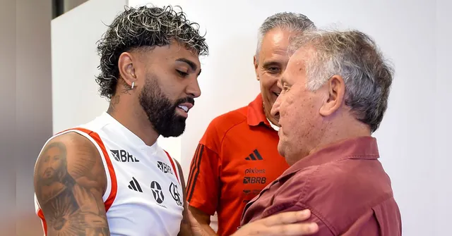 Imagem ilustrativa da notícia Gabigol diz a Zico que 2024 pode ser último ano no Flamengo