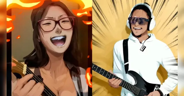 Imagem ilustrativa da notícia Influenciador reinventa hit de Joelma no estilo anime