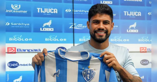 Imagem ilustrativa da notícia Paysandu: Bryan emociona ao lembrar que fez parto da filha