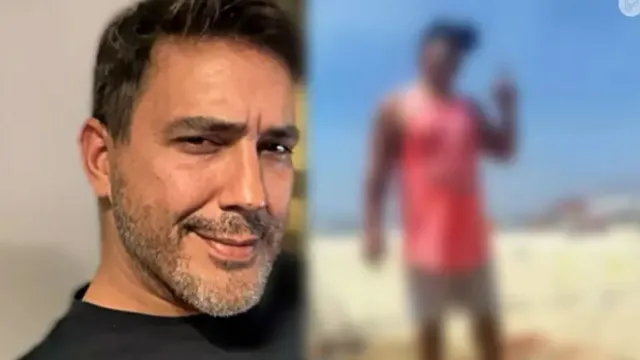 Imagem ilustrativa da notícia André Marques exibe corpo na praia após engordar 9kg