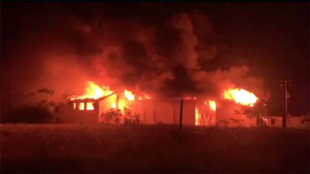 Imagem ilustrativa da notícia Incêndio devasta fábrica de colchões em Castanhal no Pará