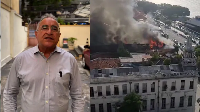 Imagem ilustrativa da notícia Vídeo: Edmilson se pronuncia sobre incêndio em casarão 