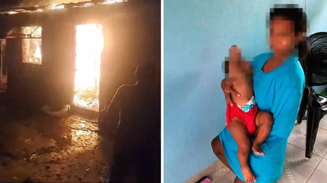 Imagem ilustrativa da notícia Mulher perde casa em incêndio em Belém e precisa de doações