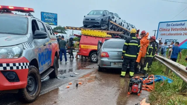 Imagem ilustrativa da notícia Quatro pessoas morrem em acidente na BR-316 em Castanhal