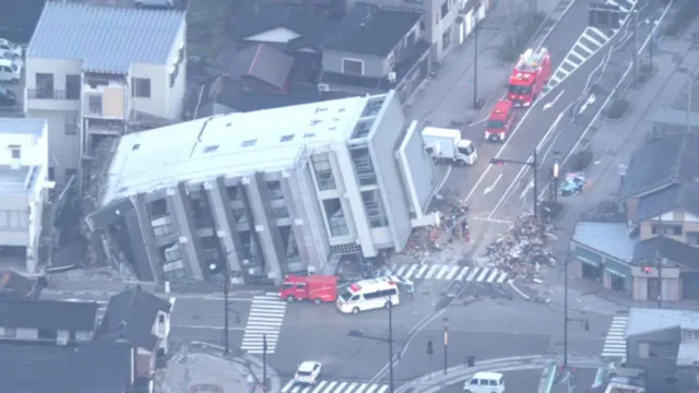 Imagem ilustrativa da notícia Terremoto: número de mortos sobe para 126 no Japão