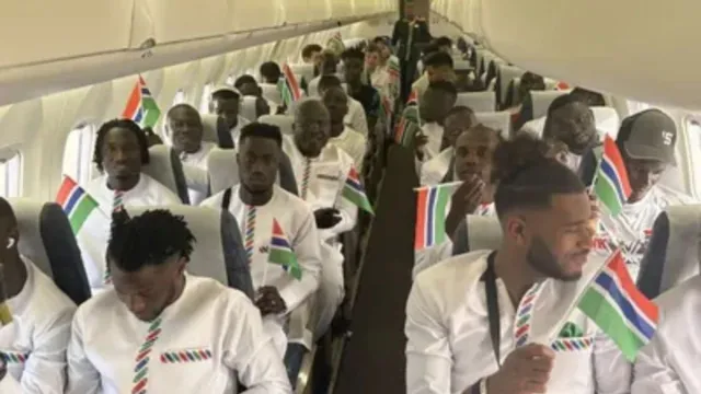 Imagem ilustrativa da notícia Vídeo: Avião de Gâmbia fica sem oxigênio e faz pouso forçado