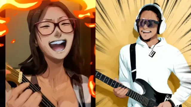 Imagem ilustrativa da notícia Influenciador reinventa hit de Joelma no estilo anime