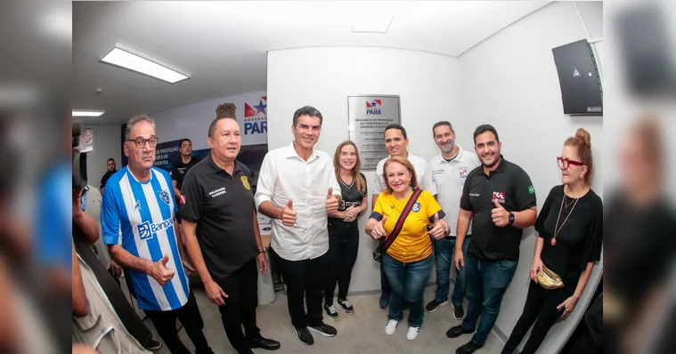 Imagem ilustrativa da notícia Governo entrega delegacia da mulher e torcedor no Mangueirão