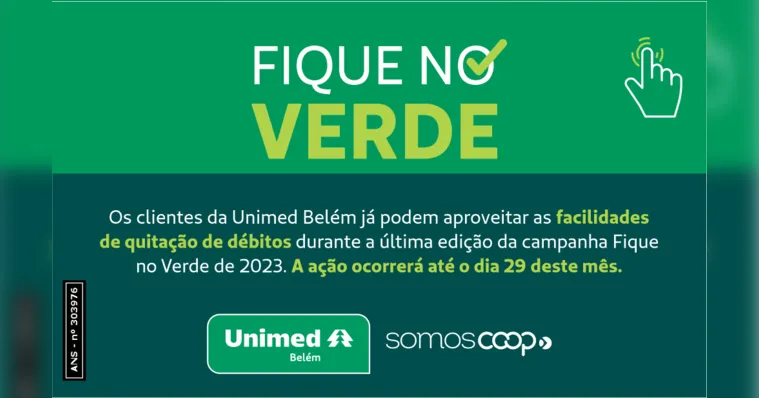 Imagem ilustrativa da notícia Unimed Belém lança última edição do ano do Fique no Verde