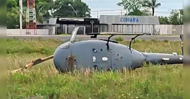 Imagem ilustrativa da notícia Helicóptero da Marinha cai durante treinamento em Manaus
