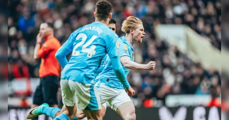 Imagem ilustrativa da notícia De Bruyne dá show e comanda virada do City sobre o Newcastle