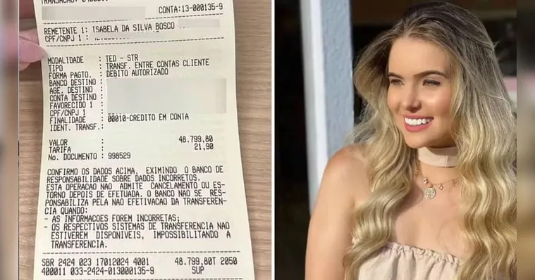 Imagem ilustrativa da notícia Mulher devolve R$ 48 mil após receber Pix por engano