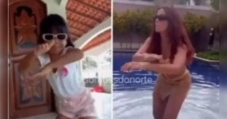 Imagem ilustrativa da notícia Menina do Marajó viraliza com caquiado imitado por Anitta