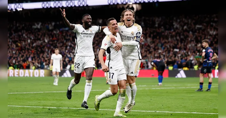 Imagem ilustrativa da notícia Modrić marca no fim e Real Madrid vence o Sevilla na La Liga