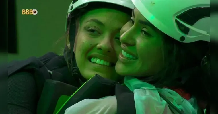 Imagem ilustrativa da notícia Beatriz e Isabelle resistem e vencem prova do líder no BBB