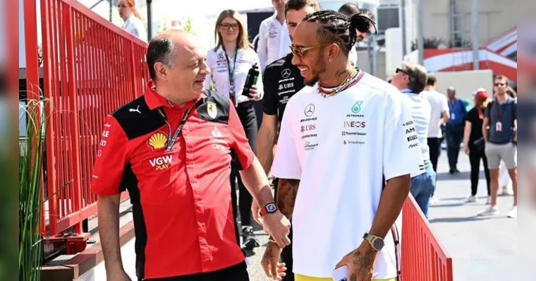 Imagem ilustrativa da notícia Lewis Hamilton surpreende e troca Mercedes pela Ferrari