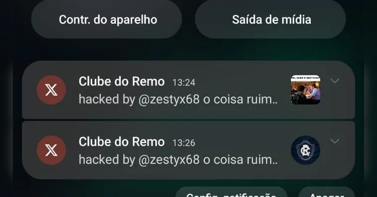 Imagem ilustrativa da notícia Perfil do Clube do Remo no X, antigo Twitter, é hackeado