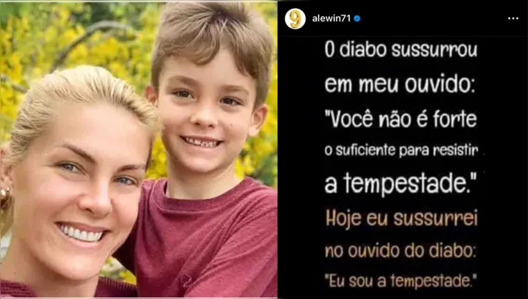 Imagem ilustrativa da notícia Ana Hickmann passa Natal com o filho e ex fala de "diabo"