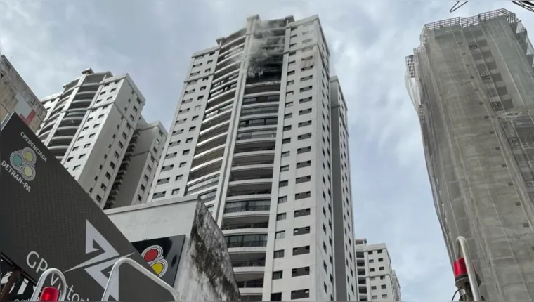 Imagem ilustrativa da notícia Incêndio atinge apartamento em condomínio de luxo de Belém
