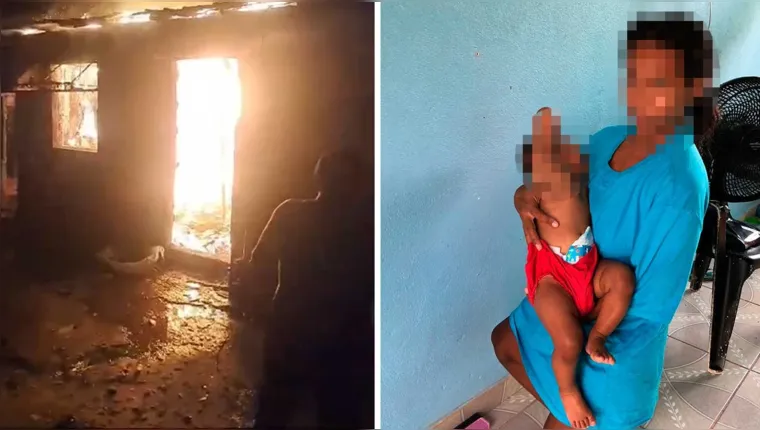 Imagem ilustrativa da notícia Mulher perde casa em incêndio em Belém e precisa de doações