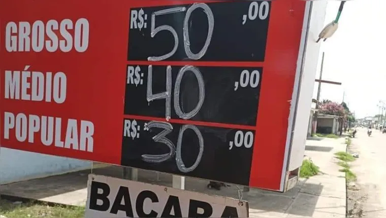 Imagem ilustrativa da notícia “R$ 30 com muita água”, diz vendedor de açaí sobre preço