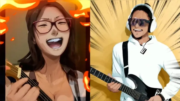 Imagem ilustrativa da notícia Influenciador reinventa hit de Joelma no estilo anime