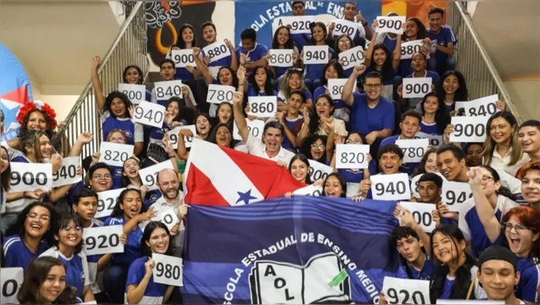 Imagem ilustrativa da notícia Pará dará R$ 10 mil a alunos com bom resultado no Enem 2023