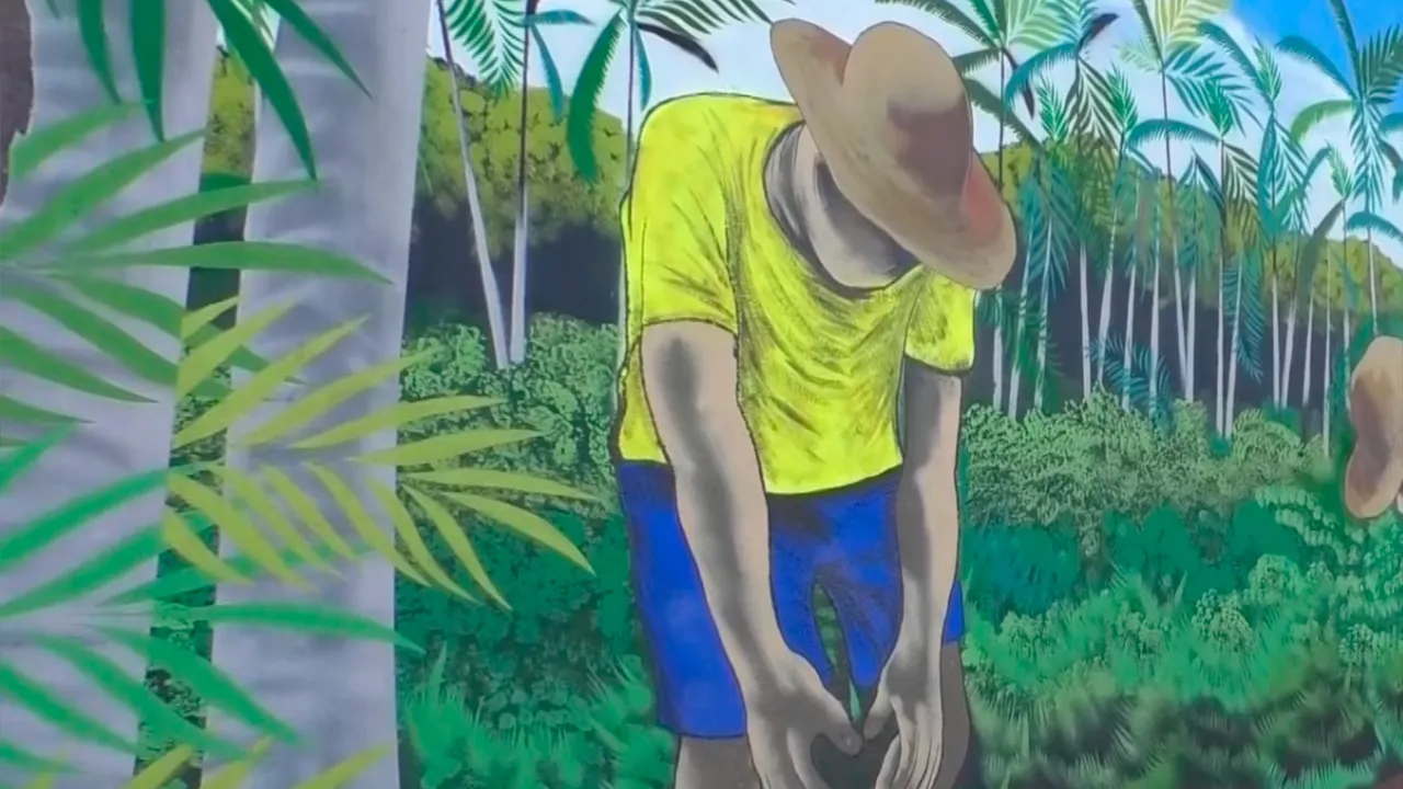 Imagem ilustrativa da notícia: Arte em cores retrata em murais obras de artistas de Marabá