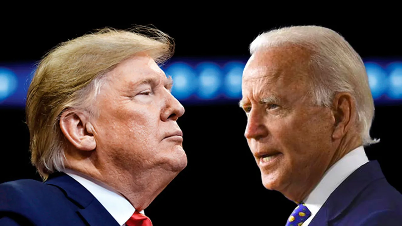 Candidatos a presidência dos EUA, Donald Trump e Joe Biden