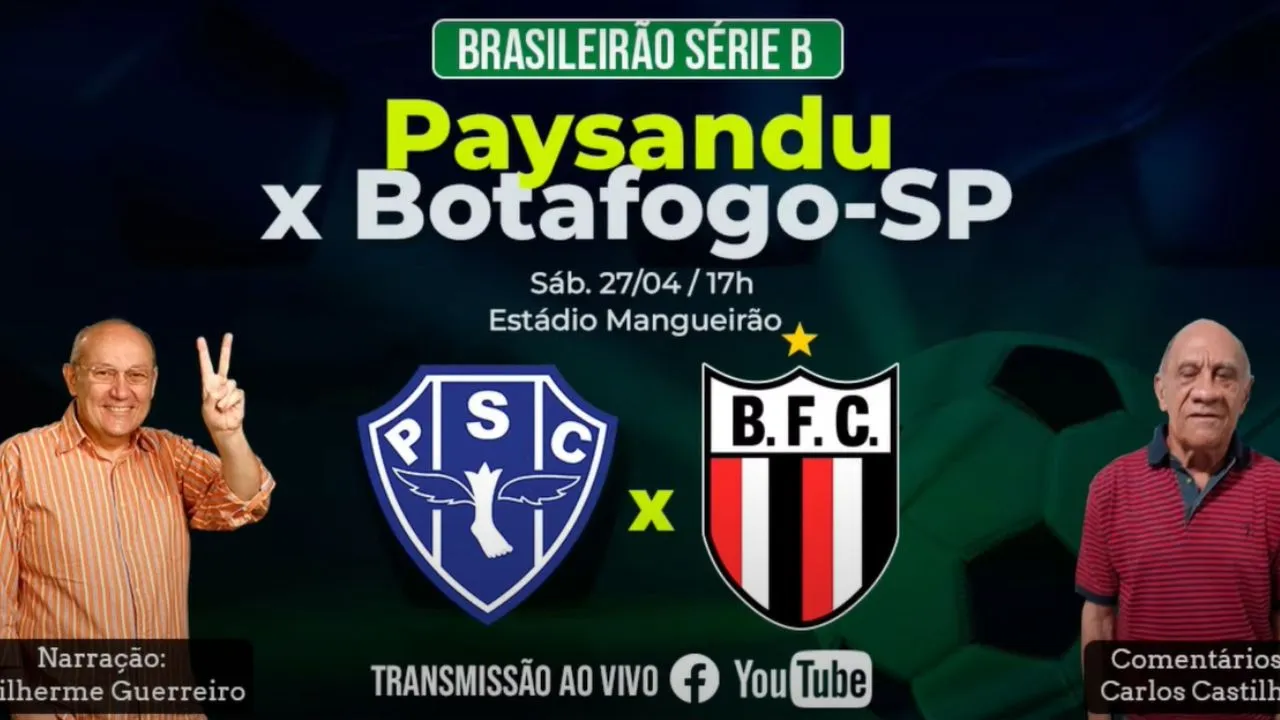 Paysandu e Botafogo buscam a primeira vitória na competição.